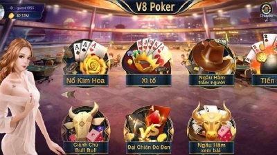 Sảnh V8 Poker - Sân chơi cá cược đáng trải nghiệm nhất 2024